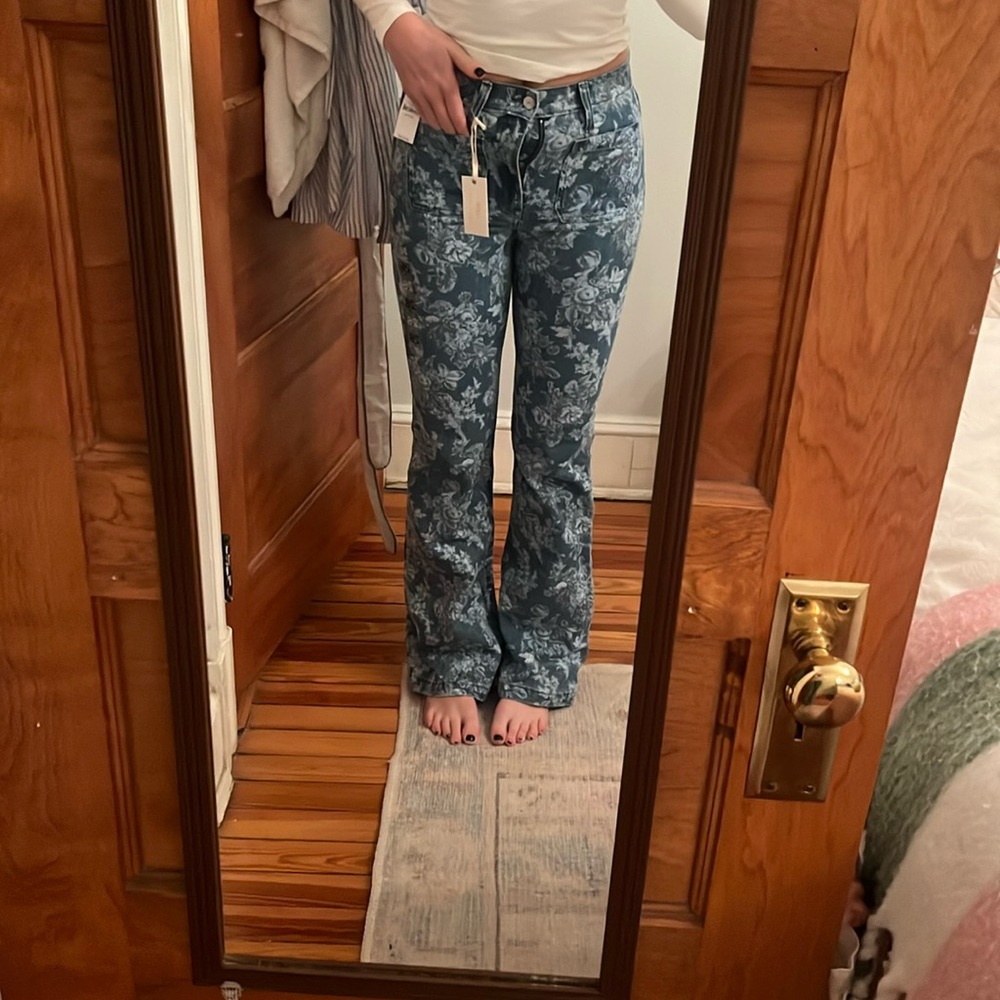 GAPxloveshack fancy floral jeans